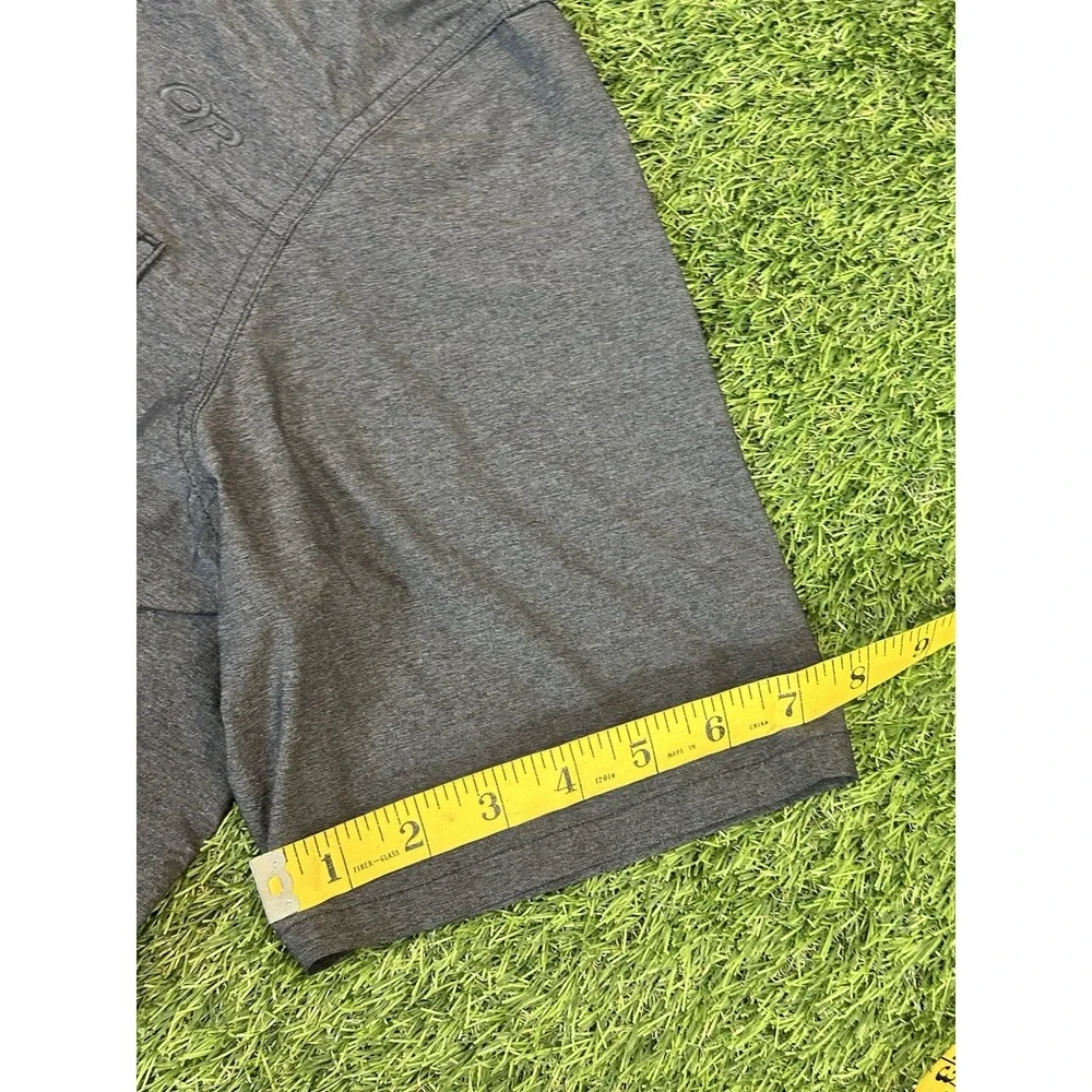 Outdoor Research Shirt‎ Mens XL Gray Wayward Short Sleeve Performance 269220